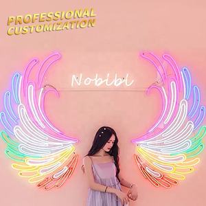 Üreticileri toptan renk kanatları kapalı parti Led Neon işaretleri destek çeşitli desenler özelleştirme - Product Image 4