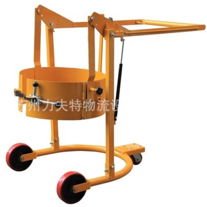 Lift Drum Lifter 200 Liter <b>Plastic</b> Drum 585 Mm Diameter Oil Drum Pouring Rubber <b>Wheels</b> Industrial Handling Truck - Product Image 3