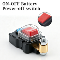 Interrupteurs de déconnexion de batterie universels 12V 24V 100A en cuivre à 2 pôles avec poignée antidérapante pour coupure d'alimentation automobile