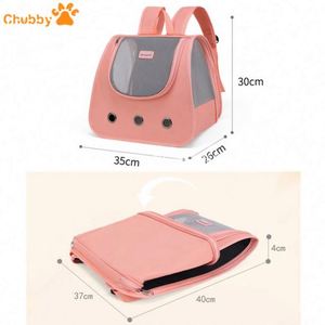 Mochila Transportadora de Mascotas Personalizable y Fácil de Llevar, Mochila Transpirable para Gatos y Perros, para Uso en Exteriores y en los Hombros - Product Image 2