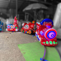 Mini trains électriques populaires pour les attractions de parc et d'école pour enfants en vente