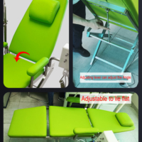 Fauteuil dentaire électrique portable pour salons et cliniques, certifié MSDS Classe I, en plastique et métal durables, idéal pour les soins du visage en spa