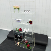 Support d'affichage pour bijoux en acrylique transparent, respectueux de l'environnement, pour boutique, présentoir pour vernis à ongles, parfum, jouets pour poupées