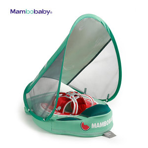 Mambobaby Phao Bơi Cho Bé Phao Nổi Ngực Bể Bơi Không Khí Cho Bé Có Mái Che Chống Nắng Cho Bé Từ 3-24 Tháng Tuổi - Product Image 1