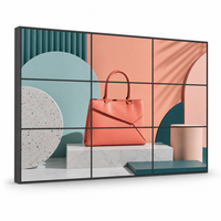 Écran de Mur Vidéo LCD IPS 65 Pouces à Prix Abordable, Bordure Fine de 3,5 mm, Luminosité 700 cd/m², Écran de Publicité Modulaire pour Affichage Commercial