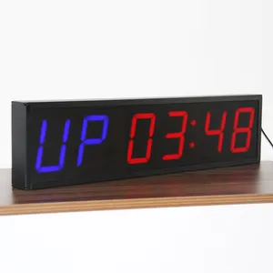 CHEETIE 6-stellige tragbare LED Programmier bare Crossfit Racing Mechanische Stoppuhr-Timer mit Logo-LED-Crossfit-Timer