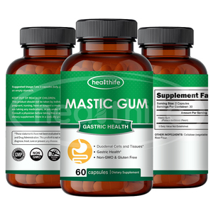 Экстракт Healthife Boswellia, смола для мастики, 60 капсул, капсулы для мастики - Product Image 1