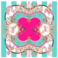 Tapis de Mahjong Américain de Luxe à Motif Floral Teal, Housse de Table Carrée Antidérapante et Silencieuse pour Fêtes et Cadeaux