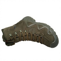 Bottes tactiques de haute qualité, imperméables et respirantes, à lacets, avec semelle intermédiaire en PU et semelle extérieure en caoutchouc, tige en nylon, doublure en mesh, OEM/ODM, pour l'entraînement
