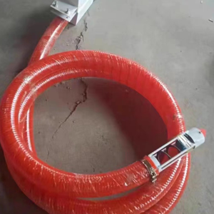 Mesin sedot biji konveyor sekrup lift Spiral Auger fleksibel bongkar pasang Tong jagung gandum dapat disesuaikan - Product Image 2