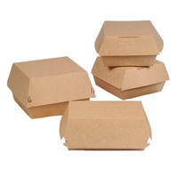 Boîtes d'emballage de fast-food jetables personnalisés pour hamburger