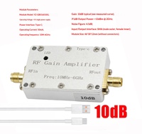 Amplificateur RF 10M-6GHz 10dB 20dB 30dB 40dB à gain élevé, amplificateur récepteur push-pull, autre marque, sans modèle