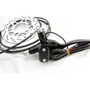 Rotor de freio a disco rotor, peças do rotor de freio a disco mecânico 160mm para bicicleta de liga