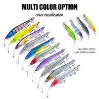 Leurre de pêche rigide très vendu 15,2 cm/36 g, leurre minnow en plastique avec bloc de plomb activé par laser