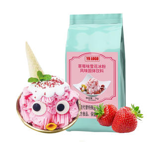 Poudre de crème glacée à la fraise aromatisée au thé pour marchés extérieurs et festivals d'été – Goût rafraîchissant – Vente en gros – Approvisionnement direct usine - Product Image 2