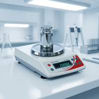 Balance de laboratoire numérique de haute précision LT 0,01 g avec plateau de 160 mm, certifiée CE et avec imprimante, balance électronique de précision pour laboratoire