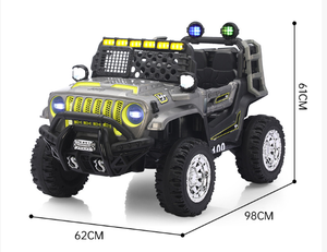 畅销书婴儿电动骑乘汽车4轮塑料2座越野儿童电动车 - Product Image 6