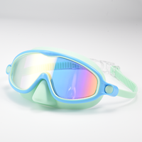 Masque de plongée en silicone pour enfant YL600B, étanche, anti-buée, HD, grande monture, pour la plongée libre et les loisirs