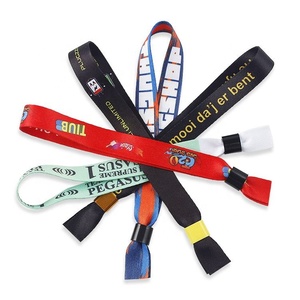 Pulsera de bloqueo deslizante personalizada, cinta de tela de poliéster de un solo uso, impresión en color por sublimación para festivales de eventos - Product Image 6