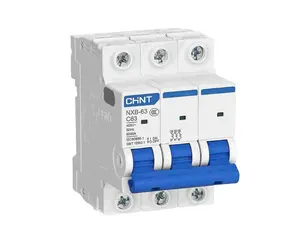 Chint air switch small circuit breaker NXB-63a household air switch 1234p air conditioning main switch 16a32a100a