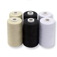 Hilo de Coser de Poliéster 100% Ecológico, Alta Resistencia, Baja Contracción, Teñido, Resistente al Agua, Tex35 29s/2 45s/2, Núcleo de Poliéster Hilado