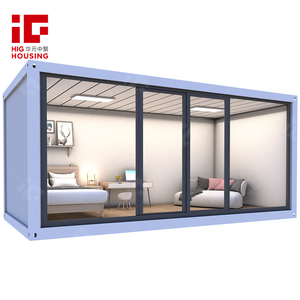 Fabbrica prefabbricata Casa modulare rimovibile Flat Pack Container minuscole case cabina per ufficio pod Kit case case Cottage pronto per la spedizione - Product Image 1
