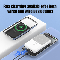 WST Portable Power Station Chargeurs de batterie de téléphone portable Type c Câble Magnétique Sans fil Chargeur rapide Power Bank 10000mah
