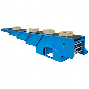 Transportador de Banda Ligero Dahan B600, Móvil, con Velocidad Ajustable, Banda de PVC para Transporte de Materiales Pequeños, Industrial - Product Image 2