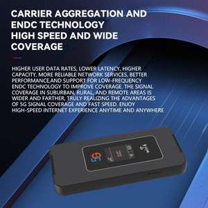 Routeur portable MIFI M8A-E version eurasiatique 5G double bande 600 Mbps, routeur sans fil WiFi 6 pour les voyages et le travail - Product Image 4