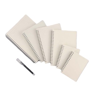 Cuaderno pequeño y fresco transparente para estudiantes, boceto de cuadrícula de línea Horizontal esmerilada de PP, cubierta de cuero de tamaño A5, libro y Bloc de notas - Product Image 4