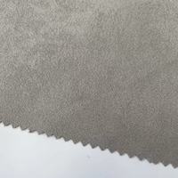Tissu en microfibre de polyester recyclé de haute qualité, tissé en trame, effet suède, tissu en suède recyclé, tissu en satin de soie effet suède