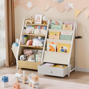 <span class=keywords><strong>Libreria</strong></span> <span class=keywords><strong>Montessori</strong></span> per Cameretta Bambini Scaffale in <span class=keywords><strong>Legno</strong></span> per Giocattoli e Libri - Product Image 2