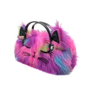 À la mode en peluche dessin animé chat coque rigide étui à <span class=keywords><strong>lunettes</strong></span> avec poignée boîte de rangement pour filles <span class=keywords><strong>lunettes</strong></span> <span class=keywords><strong>lunettes</strong></span> de protection pour enfants - Product Image 1