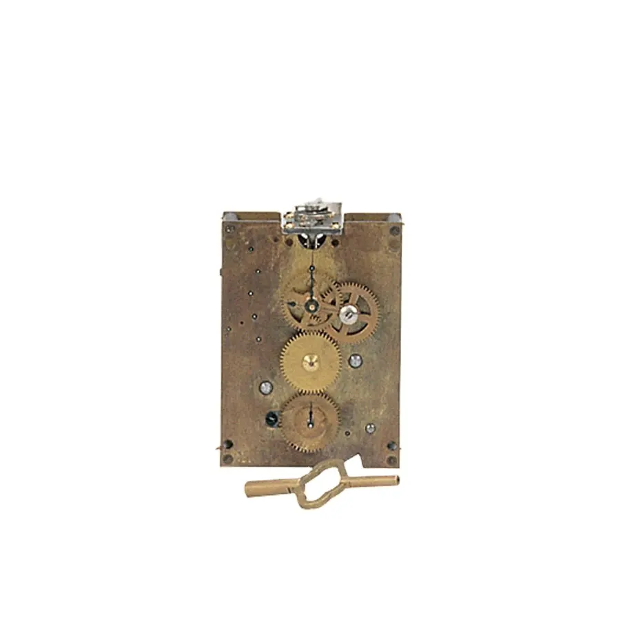 Alarma, carillaje, sincronización, latón pulido, movimiento de reloj de inserción mecánico para reemplazo de colección de reloj antiguo