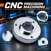 Composant métallique circulaire usiné sur mesure de précision pour des applications potentielles d'assemblage d'équipements d'automatisation industrielle