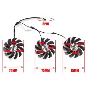 <span class=keywords><strong>R9</strong></span> 290x 2pin 3pin 3pin אוהדים מגניב עבור ג 'יגה בייט אמד <span class=keywords><strong>r9</strong></span> 270x <span class=keywords><strong>280x</strong></span> 290x 290x כוח רוח 3x אוהד 3x 75 מ "מ t128010s12h pld08010s12h - Product Image 4