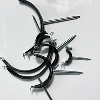 Collier de serrage rapide RK avec boulon, doublure en caoutchouc, en fer galvanisé, forme O, métrique 1/2"-12", personnalisable OEM
