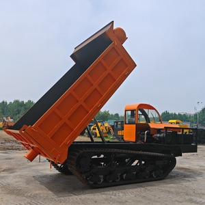 Nuovo 2023 Mini Dumper Cingolato da 500 kg con Motore Briggs & Stratton, Mini Trasportatore per Cantiere con Ribaltamento Idraulico - Product Image 6