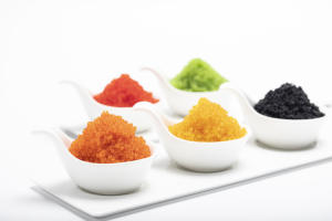 Penjualan Panas Ikan Terbang Beku Telur Ikan Hijau Tobiko Proses Pembekuan BQF Kemasan Kotak Vakum 10kg dengan Harga Grosir - Product Image 3