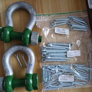 G2130 FORGED US ANCHOR BOW SHACKLE 3/4 INCH 4.75T With Fastening Bolt Zinc Plated Rigging <b>Yacht</b> Boat Hardware Accessories G2130 - Product Image 6