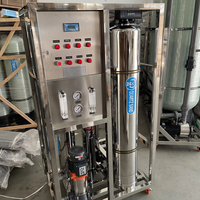 Acier inoxydable 500LPH RO Système de traitement de l'eau Distillation Équipement Commercial Purificateur Machine