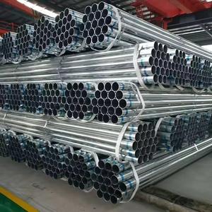 Pasokan pabrik 1/2 "1/4" 3/4 "1" 2 "1.5" inci ERW tabung pipa baja galvanis untuk konstruksi rumah kaca GB pengelasan bersertifikat - Product Image 5