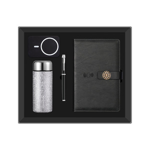 Titanium Coated Thermos Cup Set With Nfc Notebook Business Gift For Corporate Events Personalized Promotional Office Products - Product Image 4