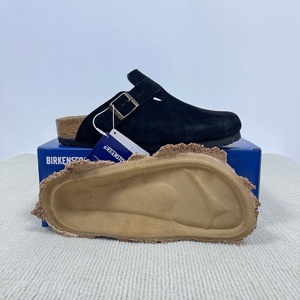 Dép Birkenstock da bò Boston, chất liệu nút chai, dành cho nam/nữ, bản sao 1:1 chất lượng Đức, hỗ trợ vòm chân, chống trơn trượt, nhẹ - Product Image 3