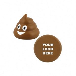 Jouets anti-stress personnalisés en forme de caca souriant avec logo imprimé – Cadeaux promotionnels - Product Image 4