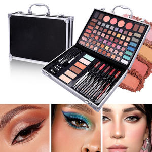 Paletas de Sombras de Ojos de Alta Pigmentación de Marca Privada al por Mayor - Elige tus Propios Colores, Set de Maquillaje con Brocha Cosmética y Brillo Labial - Product Image 2