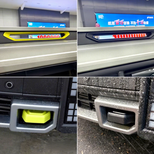 Accessoires pour Jetour T2 Traveler : Garnitures de décoration de galerie de toit, bande de protection de barre de remorquage et couvercle de remorque, directement de l'usine - Product Image 2