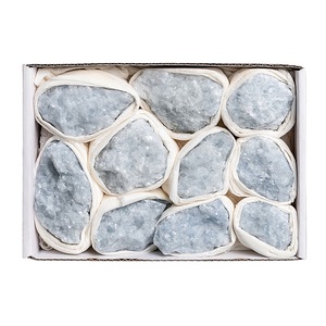 Natural agate pyrite jade specimens stone gifts mineral samples gifts box craft crystal for christmas