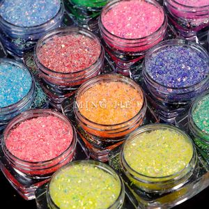 Offre Spéciale <span class=keywords><strong>rose</strong></span> pâle grosses paillettes or Orange bleu paillettes poudre de paillettes pour résine bricolage gobelet corps ongles décoration de noël - Product Image 5