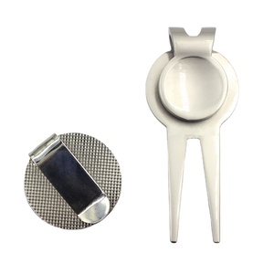 Manufacturer Custom Design Logo <b>Golf</b> Ball Mark Accessories Metal <b>Golf</b> Divot Repair Tool <b>Golf</b> Divot Tool - Product Image 5